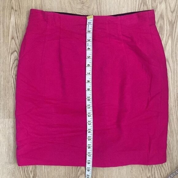 Y2K Vintage Lauren by Escada Wool Pencil Skirt 90s Minimalist - Picture 7 of 11